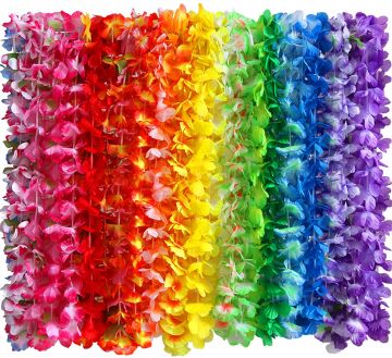 36" Luau Leis  Assorted Colors (1 Gross Count)